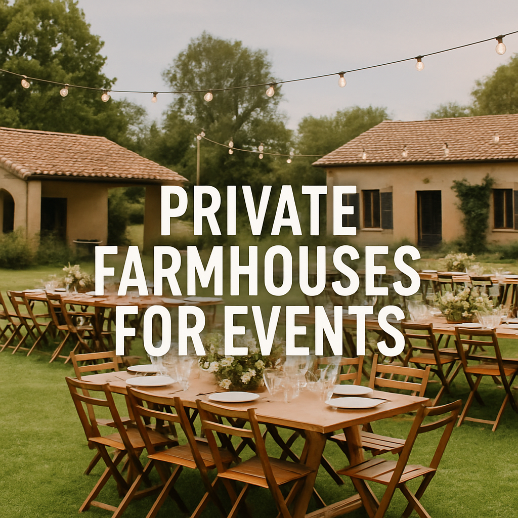 private farmhouses for events