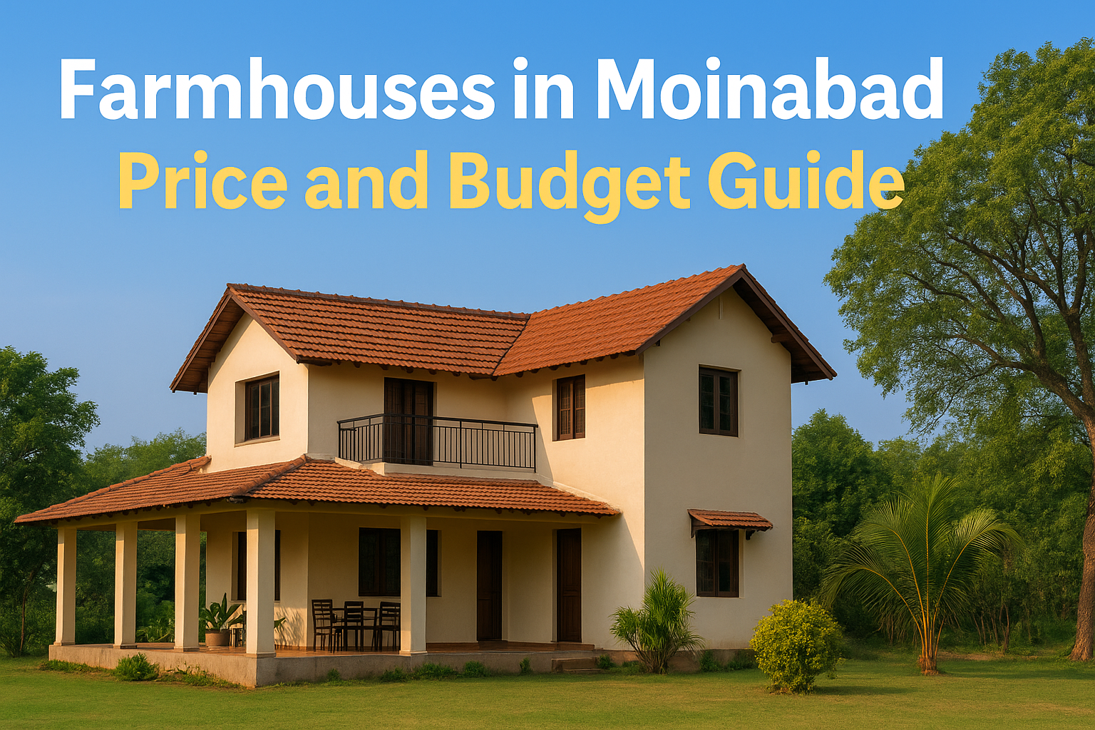 Farmhouses in Moinabad: Price and Budget Guide