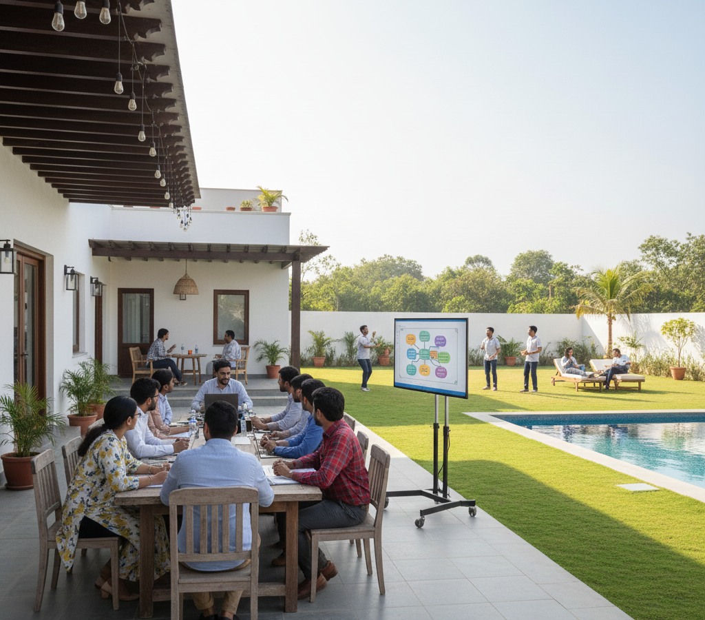 Why a Farmhouse Stay is the Best Choice for Corporate Workcations and Team Retreats