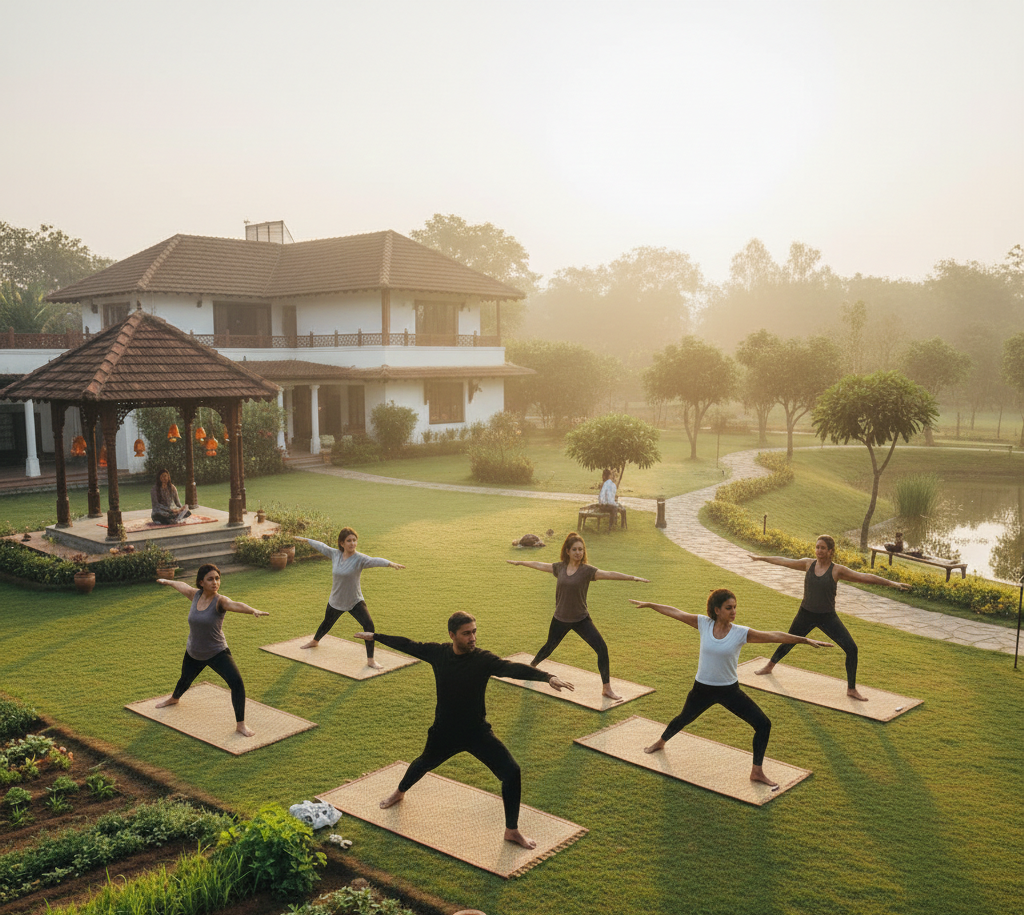 Why Farmhouse Stays are Ideal for Yoga & Mental Wellness Retreats