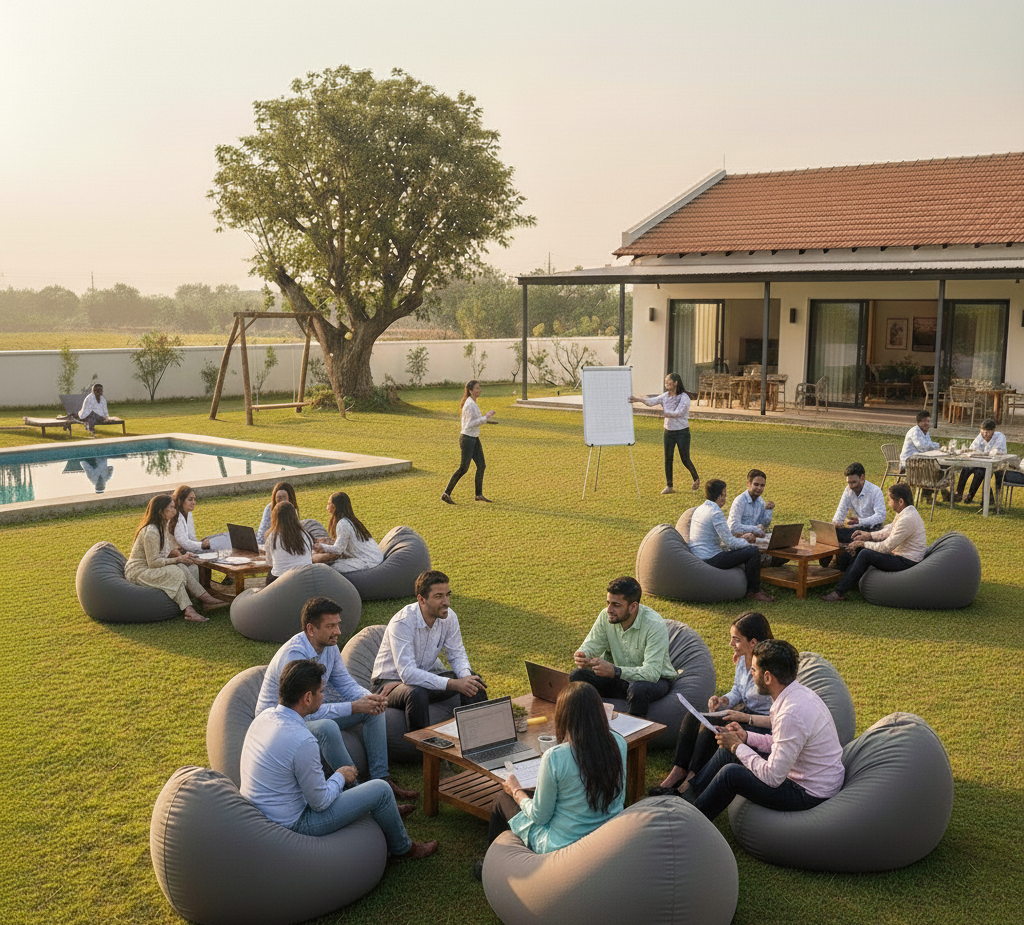 Planning a Corporate Retreat? Avoid These 5 Common Farmhouse Booking Mistakes