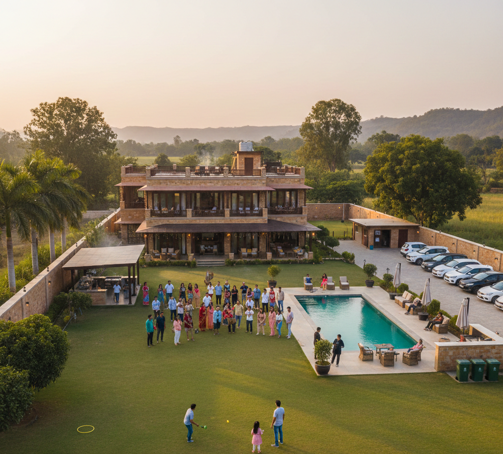 Things to Check Before Booking a Farmhouse with a Large Group