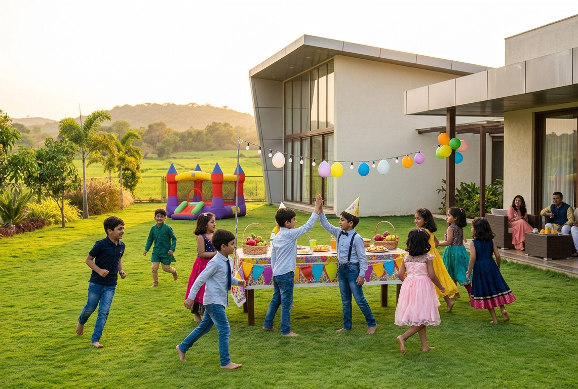 Kids’ Birthday Parties at Farmhouses Near the City